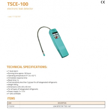 Detector de gaze profesional Tecnosystemi 11132191